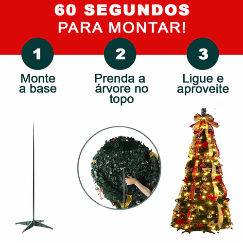 Árvore de Natal + BRINDE EXCLUSIVO DE BLACK FRIDAY - Minha loja