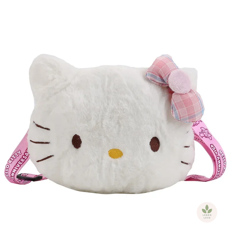 Bolsa Hello Kitty pelúcia - Minha loja