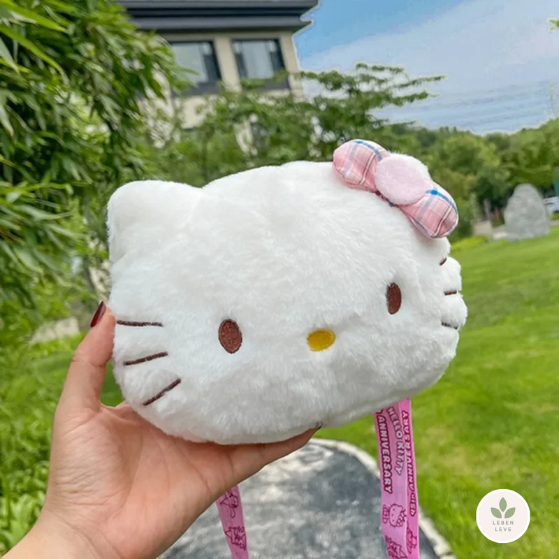 Bolsa Hello Kitty pelúcia - Minha loja